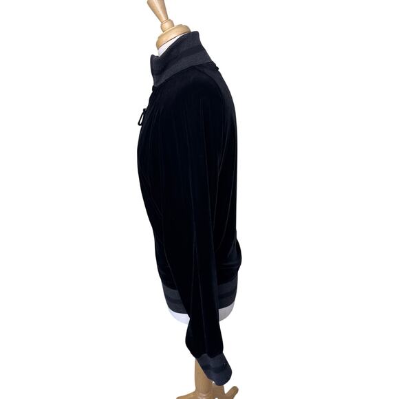 JEAN PAUL GAULTIER Homme Rayon Silk Blend Velvet Jacket Black - Picture 7 of 11